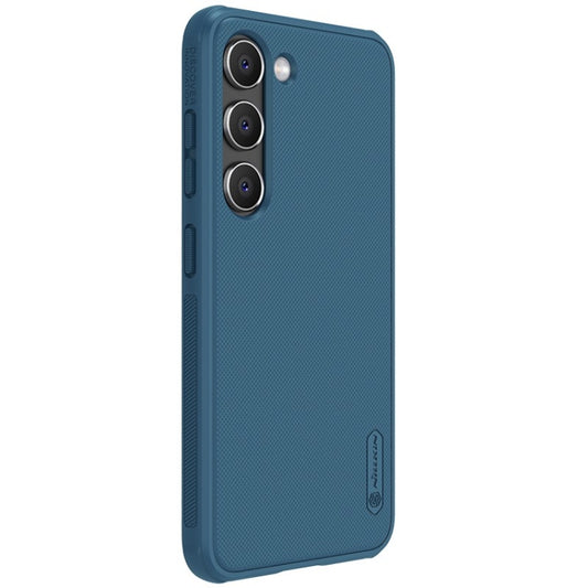 For Samsung Galaxy S23+ 5G NILLKIN Super Frosted Shield Pro PC + TPU Phone Case(Blue) by NILLKIN