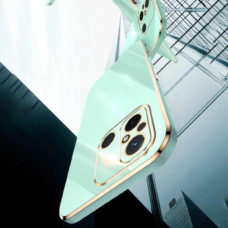 For Xiaomi Redmi 12C 4G XINLI Straight Edge 6D Electroplate TPU Phone Case(Celestial Blue) by XINLI