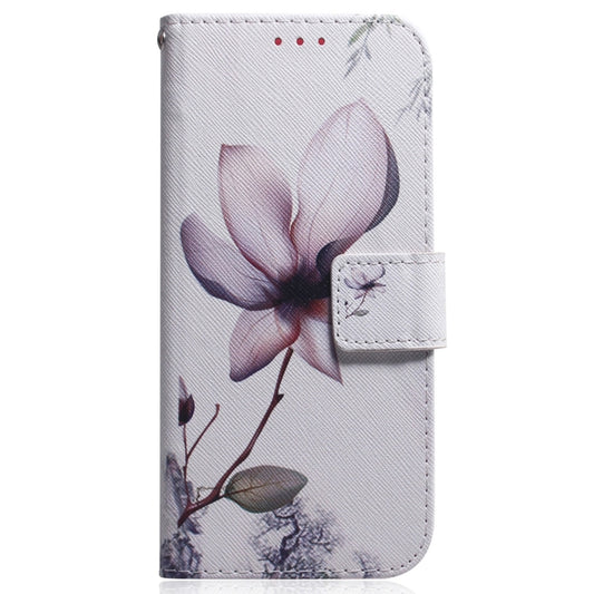 For Samsung Galaxy A54 5G Coloured Drawing Flip Leather Phone Case(Magnolia) by buy2fix