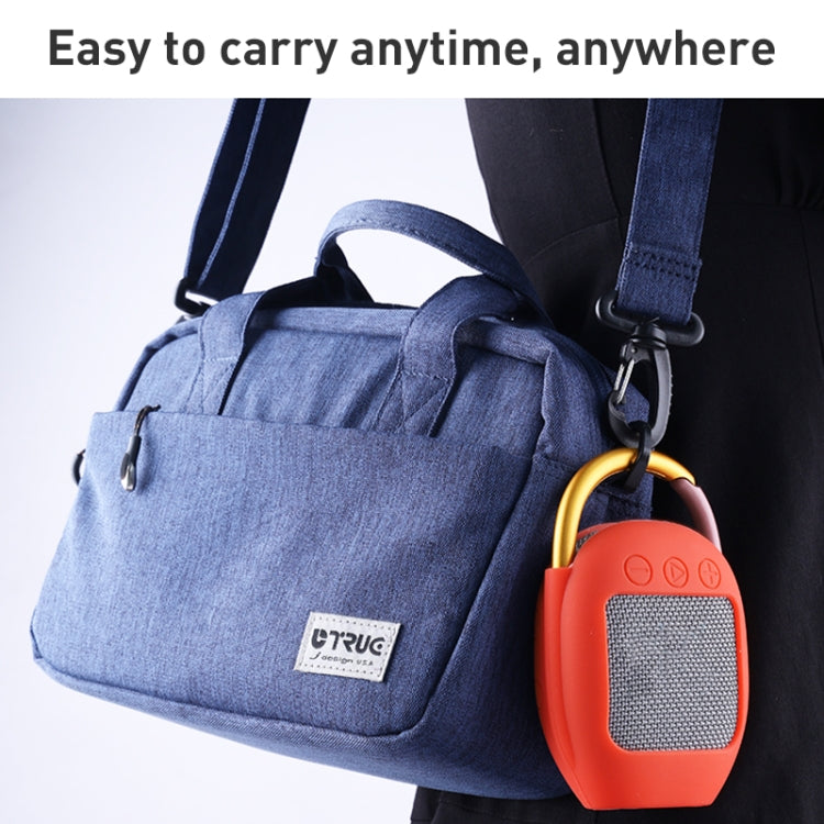 For JBL Clip 4 Wireless Bluetooth Speaker Silicone Protective Case(Grey) by buy2fix