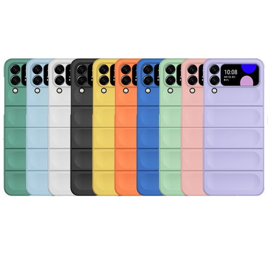 For Samsung Galaxy Z Flip4 Skin Feel Magic Shield Shockproof Phone Case(Black) by buy2fix