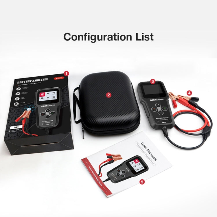 OBDResource BM520 6V 12V Car Digital Load Battery Tester by buy2fix