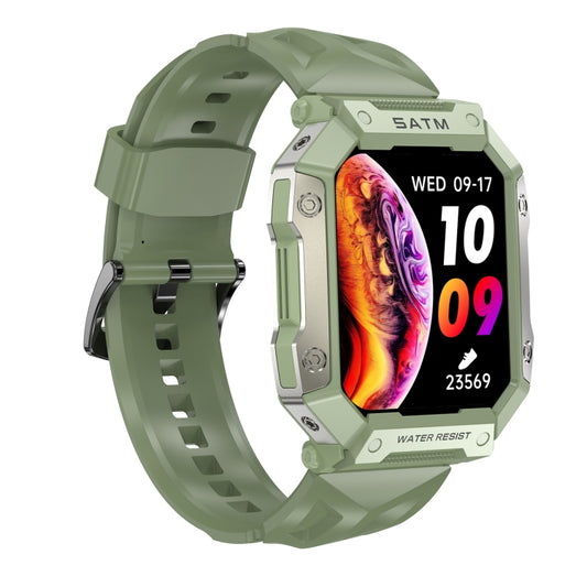 PG333 1.91 inch Waterproof Smart Sports Watch Support Heart Rate Monitoring / Blood Pressure Monitoring(Green) by buy2fix