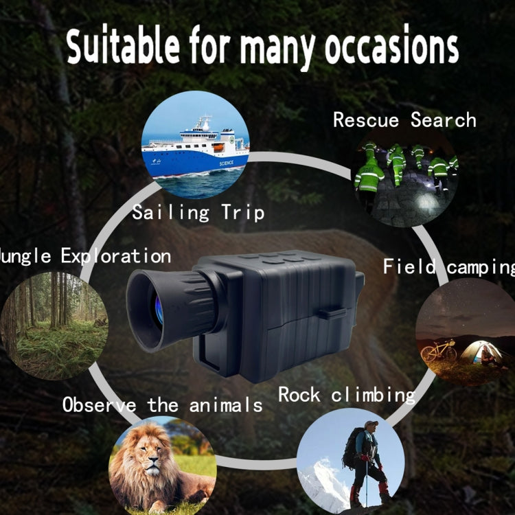 NV3000 Outdoor Hunting 4K HD Monocular Digital Night Vision Device(Black) by buy2fix