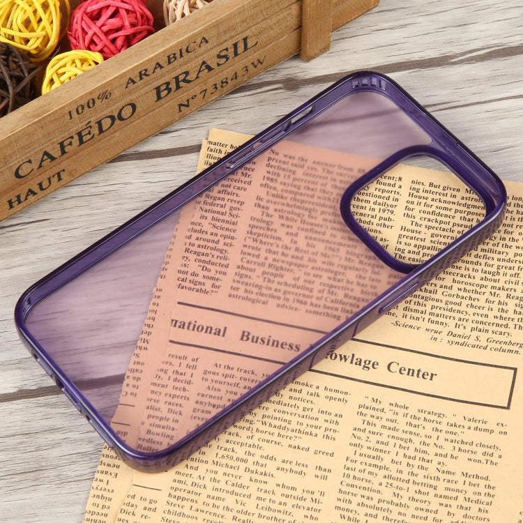 For iPhone 14 Pro Max GEBEI Acrylic Phone Case (Purple) by GEBEI