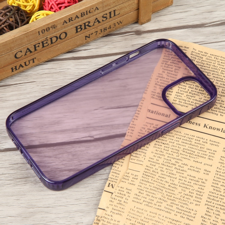 For iPhone 14 Plus GEBEI Acrylic Phone Case (Purple) by GEBEI