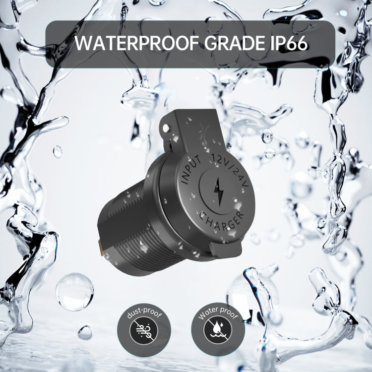 ZH-1786A1 QC3.0 USB-A + Type-C Dual Interface Car Charger by buy2fix