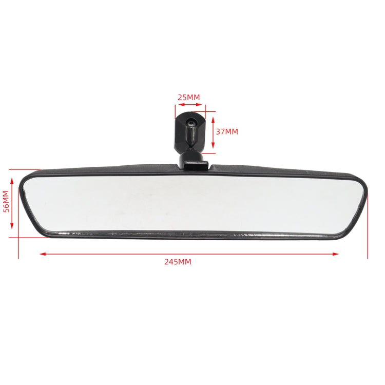 10 inch Car Modified Large Field View Reflective Auxiliary Rearview Mirror by buy2fix