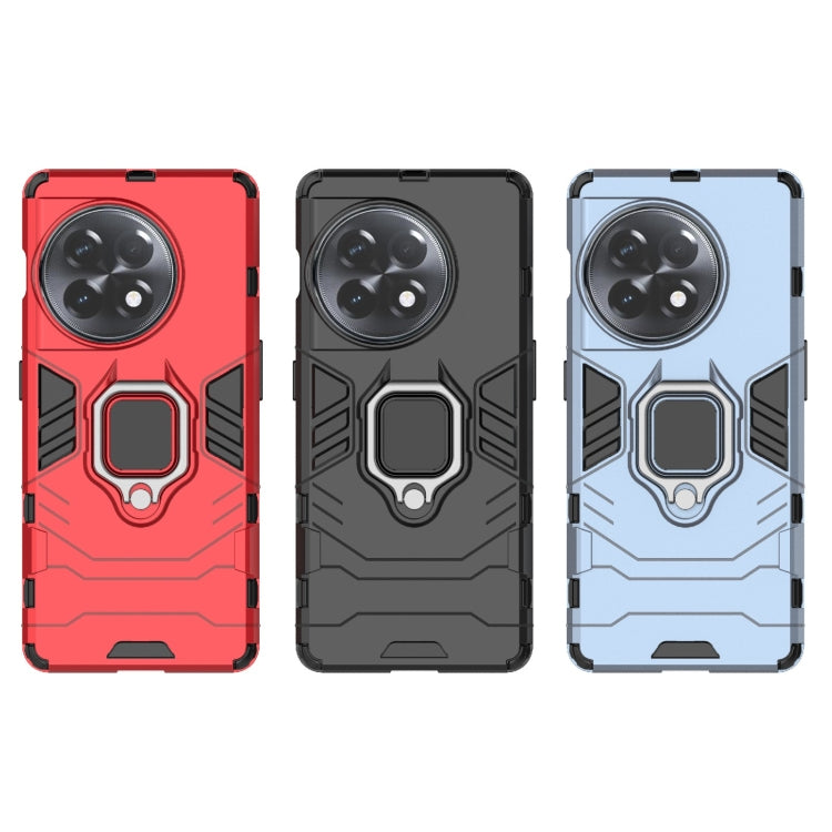 For OnePlus Ace 2 / 11R Magnetic Ring Holder PC + TPU Phone Case(Black) by buy2fix