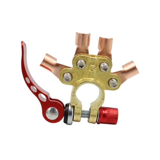 CP-3085 Car Battery Brass Stake Head Removable Battery Terminal Connector by buy2fix