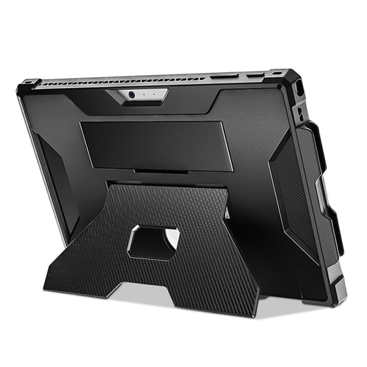 For MicroSoft Surface Pro 4 / 5 / 6 / 7 Armor Kickstand Shockproof Tablet Case(Grey White) by buy2fix