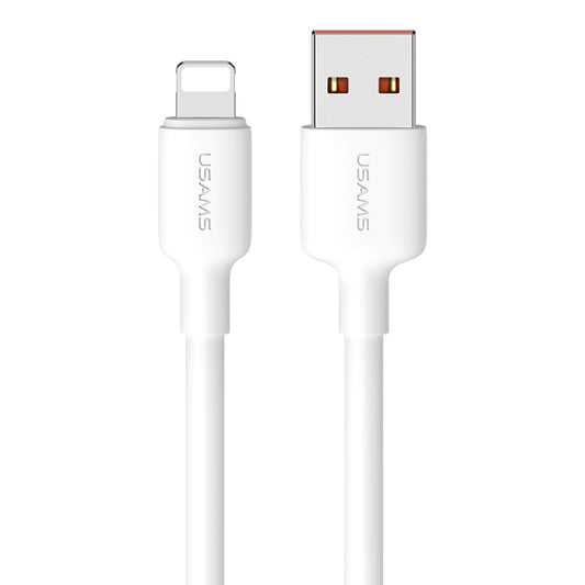 USAMS US-SJ605 U84 2.4A USB to 8 Pin Charging Data Cable, Cable Length:2m(White) by USAMS