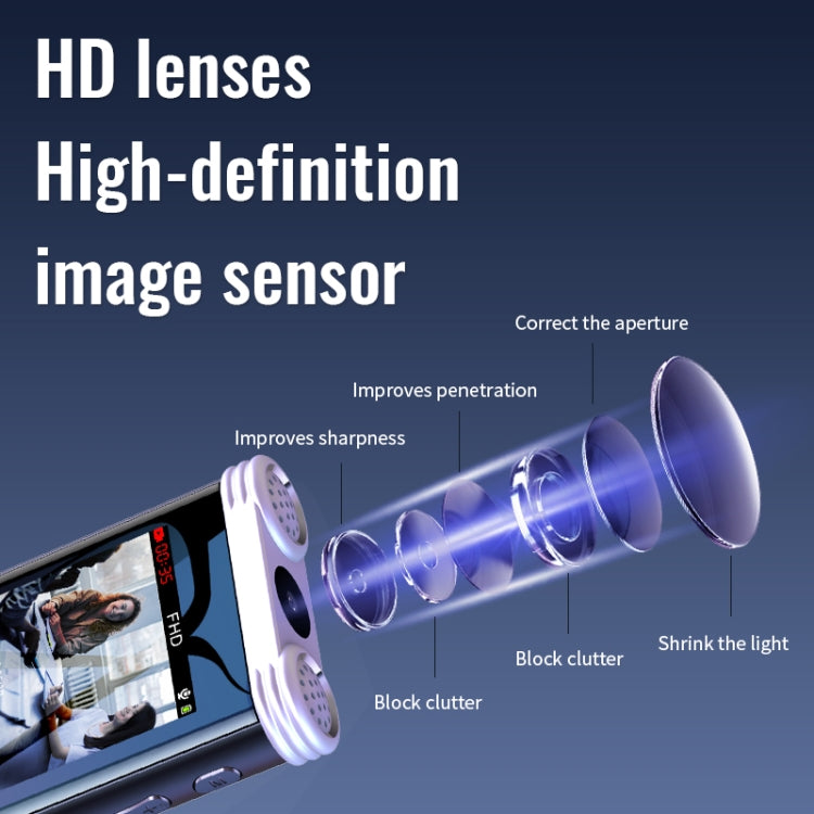 JNN V20 1080P HD Video Motion Detection Recorder, Capacity:32GB(Silver Black) by buy2fix