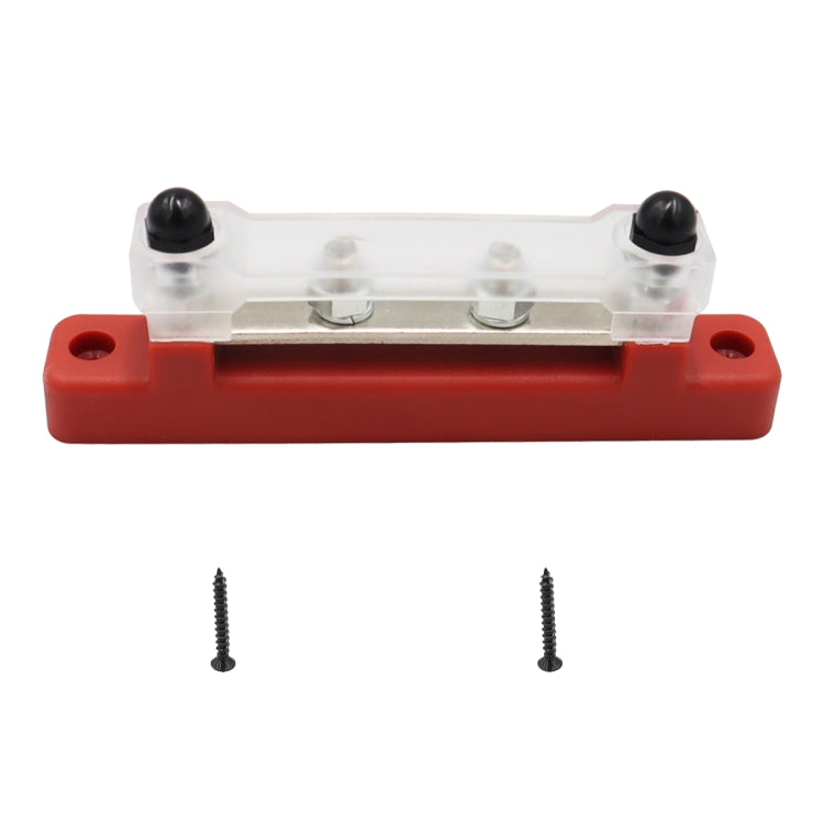 CP-3116-01 150A 12-48V RV Yacht Single-row 2-way Busbar(Red) by buy2fix