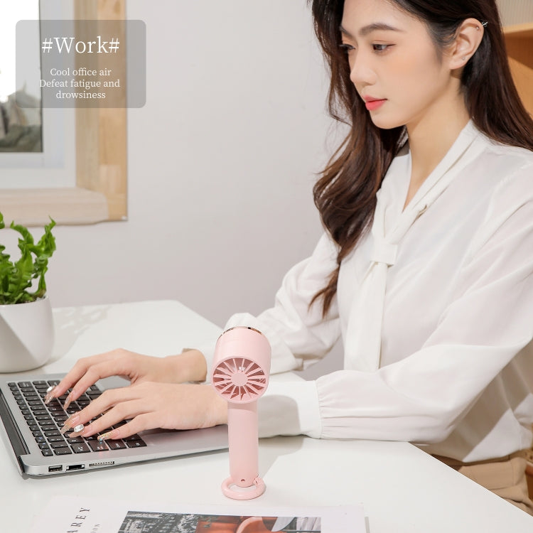 U16 Portable Handheld Cooling Electric Fan(Blue) by buy2fix