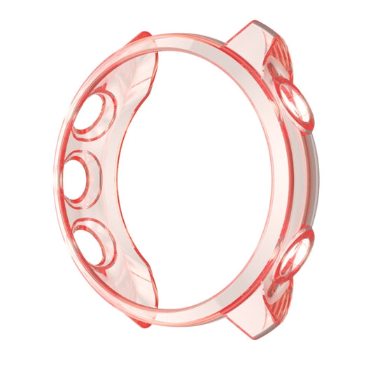 For Garmin Forerunner 245 TPU Translucent Watch Case(Orange) by buy2fix
