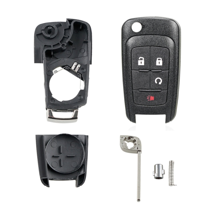 For Opel Car Keys Replacement Car Key Case with Foldable Key Blade(3 Buttons/Start Button) by buy2fix