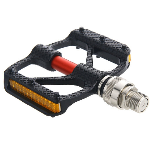 QR610 1 Pair Carbon Fiber Bicycle Quick Release Pedals(Red Axis) by buy2fix