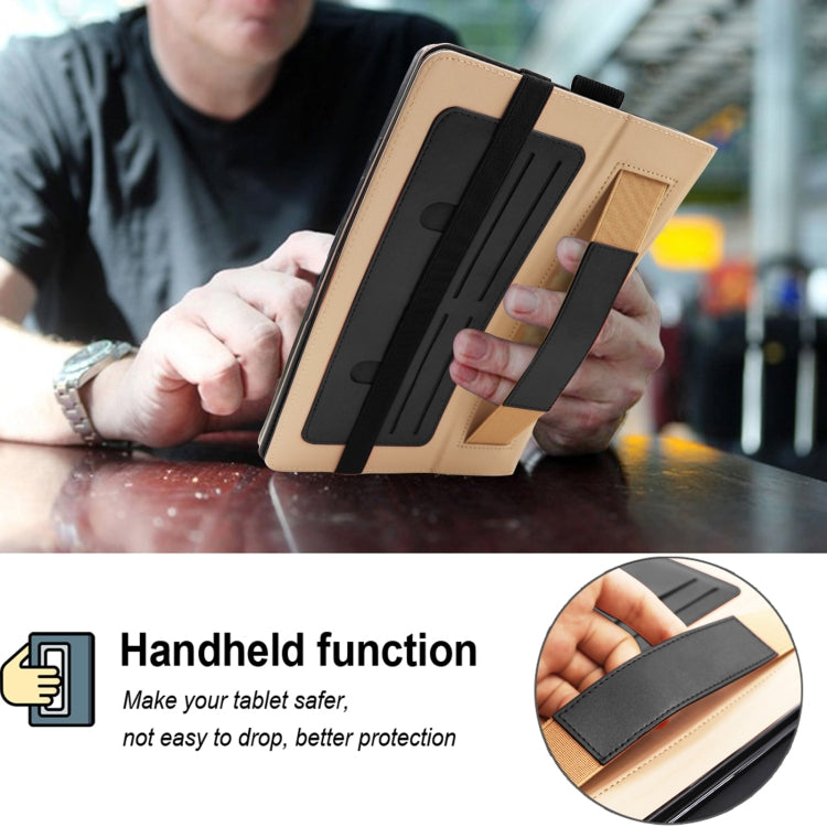 For Lenovo Tab P11 Pro Gen2 11.2 2022 TB132/138 Embossed Front Stand Leather Smart Tablet Case(Black) by buy2fix