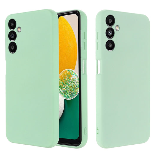 For Samsung Galaxy A14 4G Pure Color Liquid Silicone Shockproof Phone Case(Green) by buy2fix