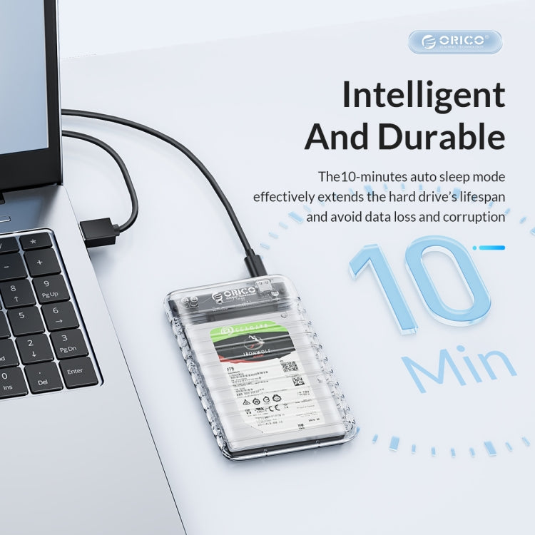 ORICO 2139C3-V1 2.5 inch USB3.0 Hard Disk External Case(Transparent) by ORICO