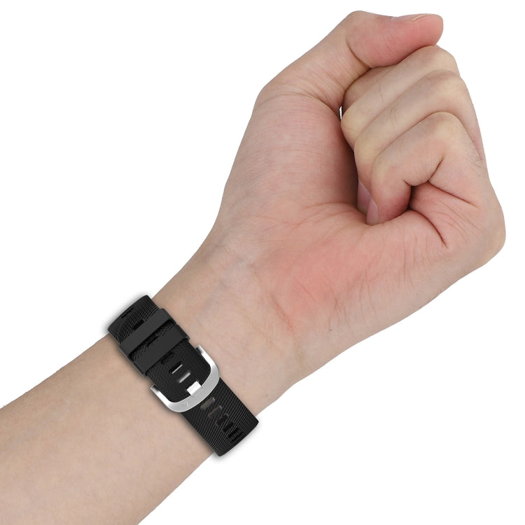 For Garmin Forerunner 265 22mm Solid Color Silicone Watch Band(Red) by buy2fix