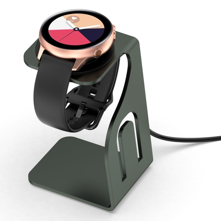 For Samsung Galaxy Watch4 / Watch3 / Active2 / Active Aluminum Alloy Metal Watch Charging Stand without Charger by buy2fix