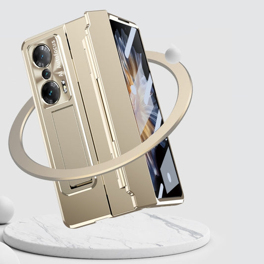 For Honor Magic Vs Integrated Folding Hinge Phone Case with Stylus(Rose Gold) by buy2fix