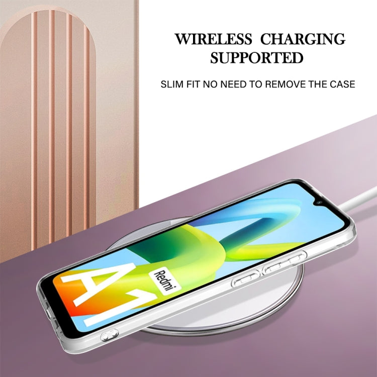 For Xiaomi Redmi A1 Electroplating IMD TPU Phone Case(White Marble) by buy2fix