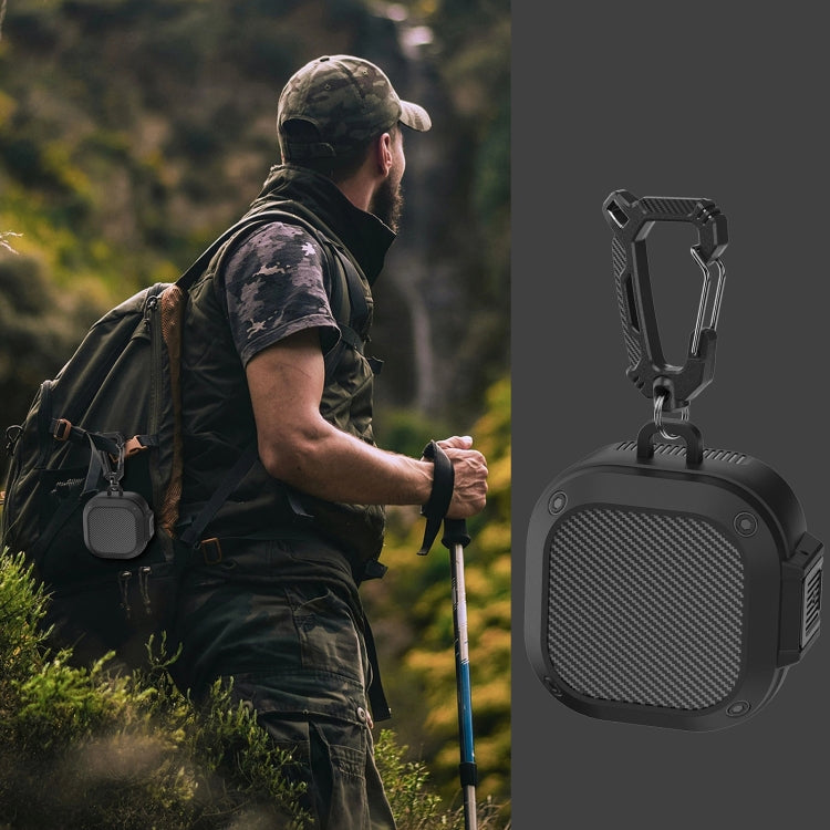 Wireless Earphones Silicone Case with Switch & Carabiner for Samsung Galaxy Buds Live / Buds2 / Buds Pro / Buds2 Pro(Black) by buy2fix