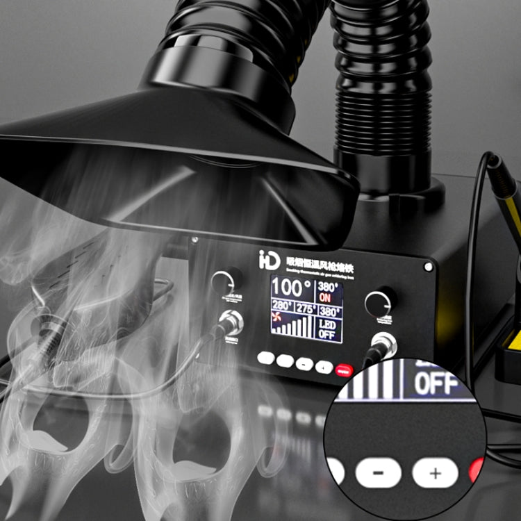 D301 Multifunctional Intelligent Smoking Constant Temperature Soldering Disassembly Rework Station(US Plug) by buy2fix