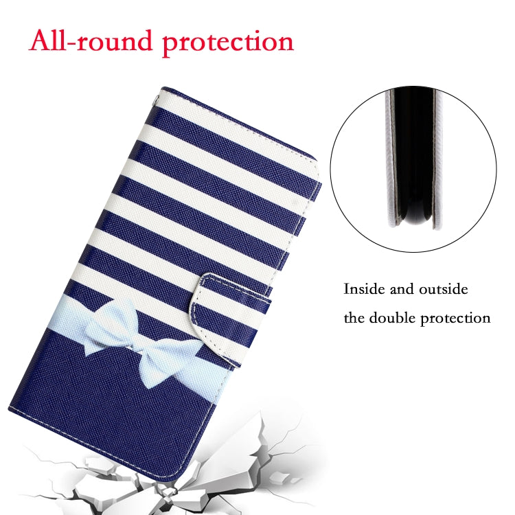For Xiaomi Redmi 12C Colored Drawing Leather Phone Case(Bow Knot) by buy2fix