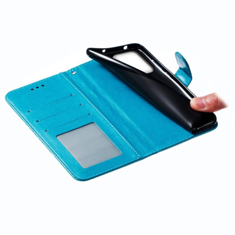 For Xiaomi Redmi Note 12 5G Global Sun Mandala Embossing Pattern Phone Leather Case(Blue) by buy2fix