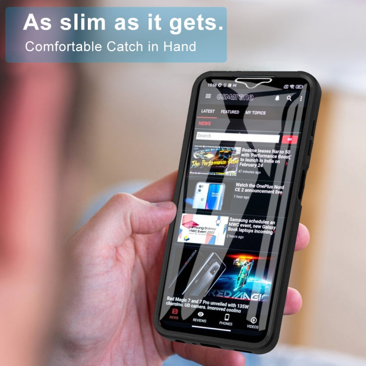 For Xiaomi Redmi Note 12 5G / Poco X5 Acrylic + TPU 360 Degrees Full Coverage Phone Case(Black) by buy2fix