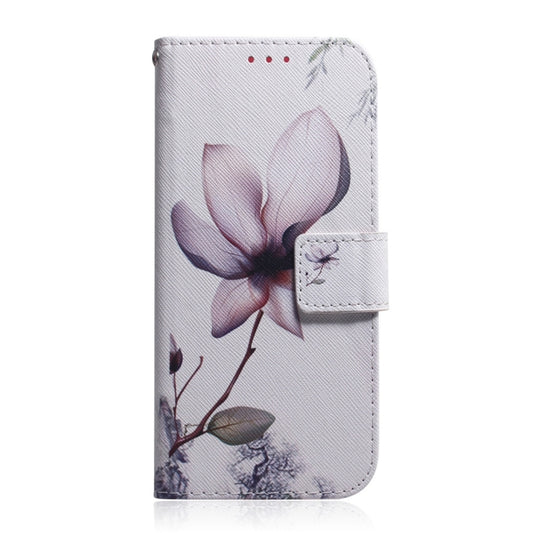 For Xiaomi Redmi 12C / 11A Coloured Drawing Flip Leather Phone Case(Magnolia) by buy2fix