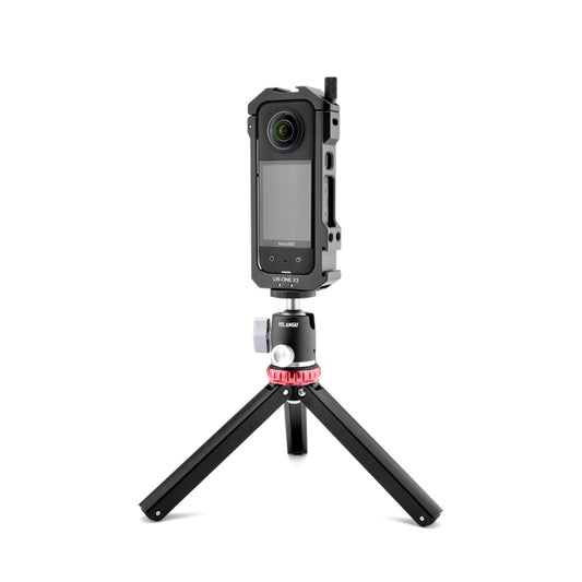 For Insta360 X3 YELANGU LW-ONE X3 Metal Cage Extended Frame Case With T1 Tripod by YELANGU