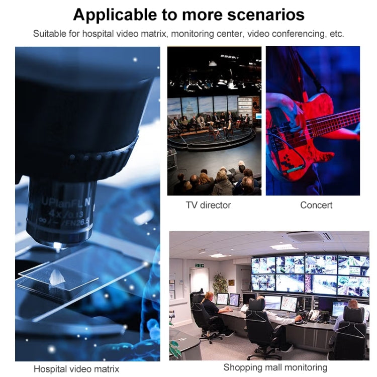 BNC Male To 6.35mm Plug Connection Cable, Length:1m by buy2fix