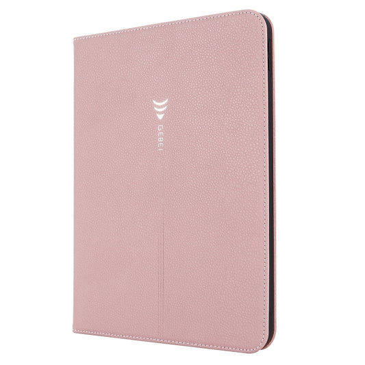 For iPad 2025 / 2022 GEBEI Silk Texture Flip Tablet Leather Case(Rose Gold) by GEBEI