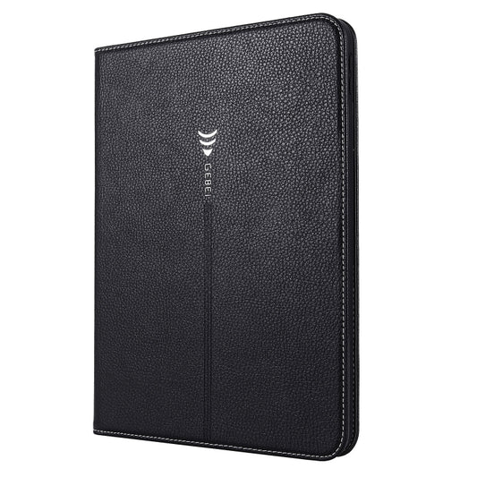 For iPad 2025 / 2022 GEBEI Silk Texture Flip Tablet Leather Case(Black) by GEBEI