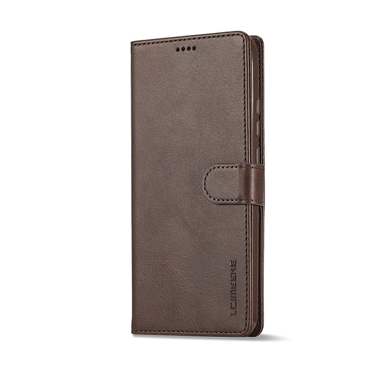 For Xiaomi Redmi Note 12 4G Global LC.IMEEKE Calf Texture Leather Phone Case(Coffee) by LC.IMEEKE