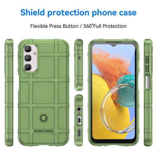 For Samsung Galaxy M14 5G Full Coverage Shockproof TPU Phone Case(Green) by buy2fix