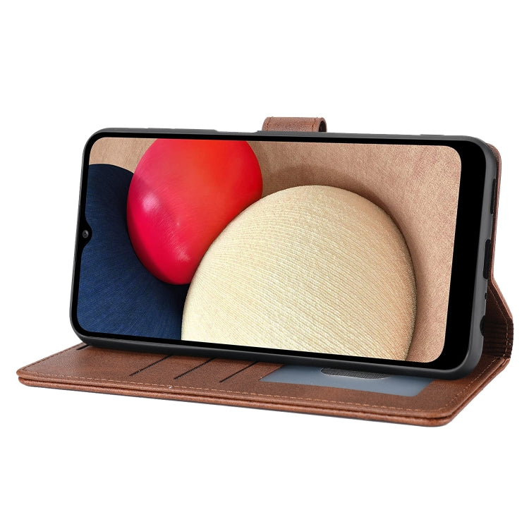 For Samsung Galaxy A24 4G Classic Wallet Flip Leather Phone Case(Brown) by buy2fix