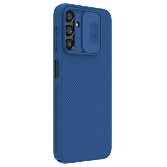 For Samsung Galaxy A14 4G NILLKIN Black Mirror Series Camshield PC Phone Case(Blue) by NILLKIN
