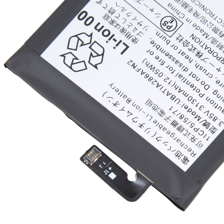 For Sharp AQUOS R2 zero 1 SH-03K 3130mAh Battery Replacement UBATIA286AFN2 by buy2fix