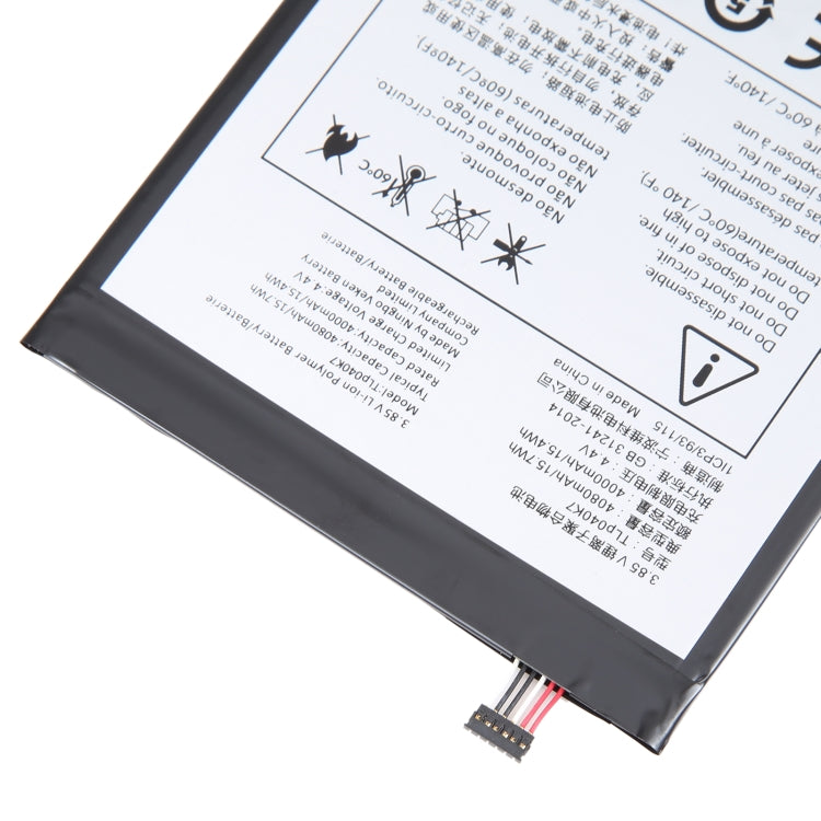 For Alcatel Joy Tab 9029Z 4000mAh Battery Replacement TLp040K7 by buy2fix