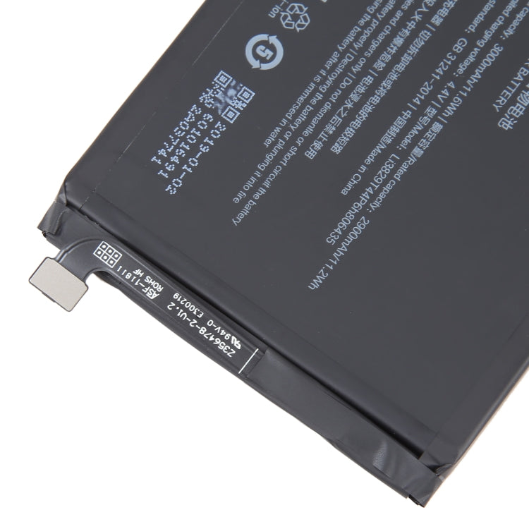 For ZTE Nubia Z11 NX531J 3000mAh Battery Replacement Li3829T44P6h806435 by buy2fix