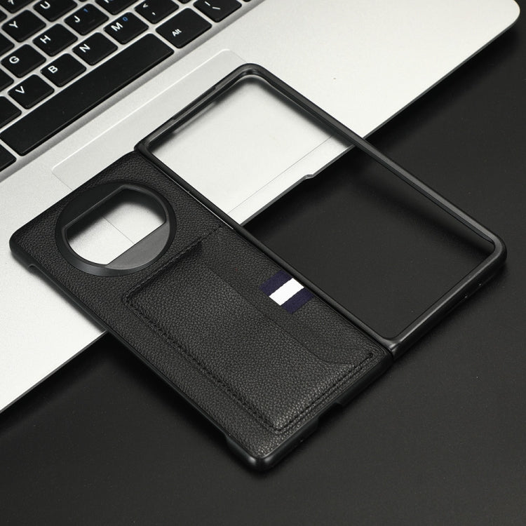 For Huawei Mate X3 Litchi Texture Card Slot Phone Case(Black) by buy2fix