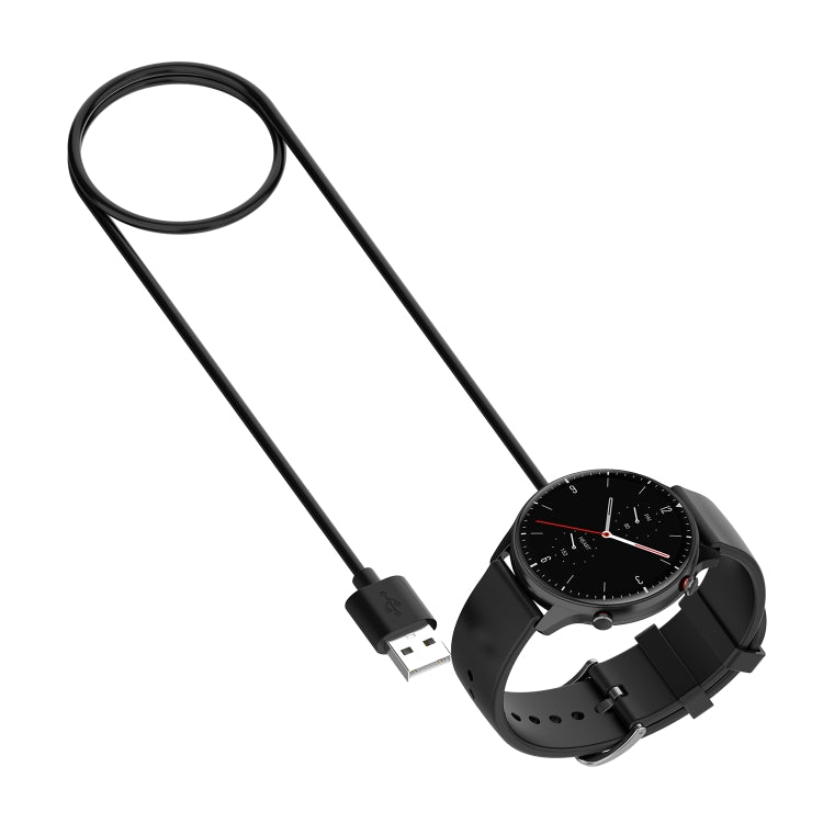 For Amazfit GTR Mini Magnetic Cradle Charger USB Charging Cable, Length: 1m(Black) by buy2fix