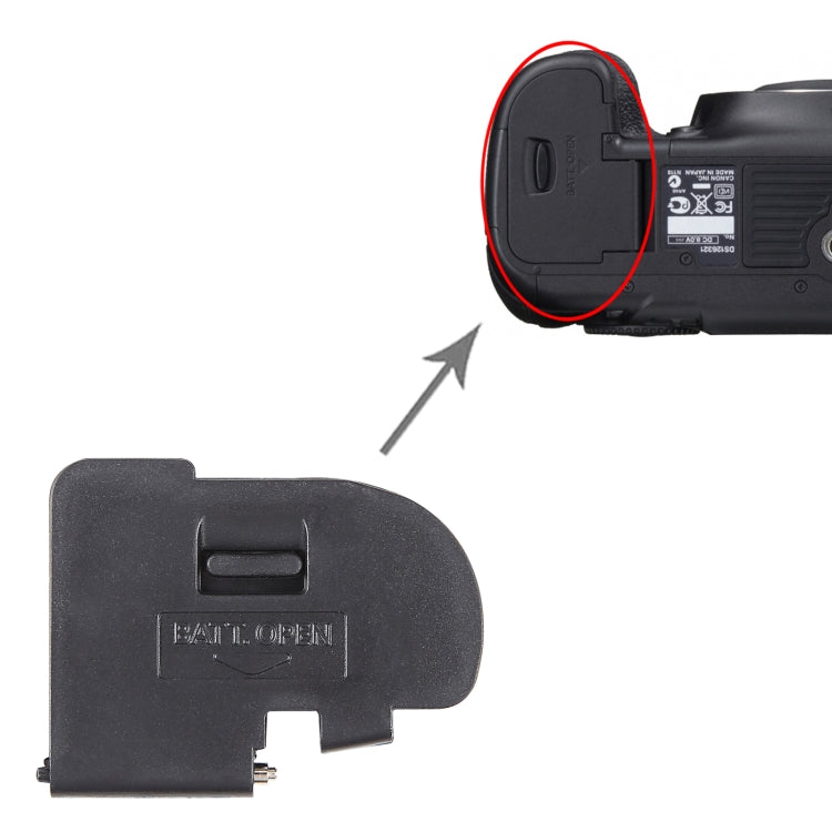 For Canon EOS 5D Mark II OEM Battery Compartment Cover by buy2fix