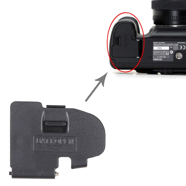 For Canon EOS 5D OEM Battery Compartment Cover by buy2fix